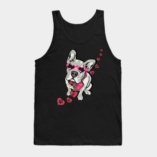 Pitbull Lover Valentines Day Tank Top